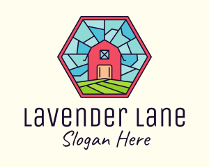 Stained Glass Barn logo design