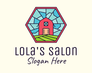 Stained Glass Barn logo design