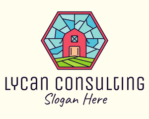 Stained Glass Barn logo design