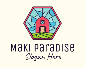 Stained Glass Barn logo design