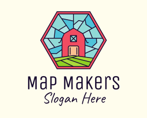 Stained Glass Barn logo design