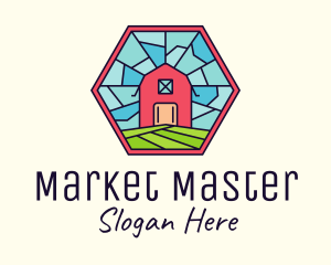 Stained Glass Barn logo design