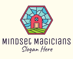 Stained Glass Barn logo design