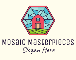 Stained Glass Barn logo design