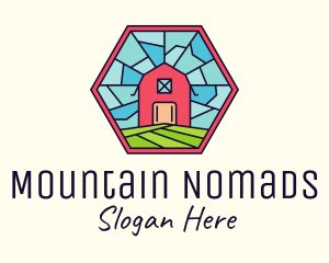 Stained Glass Barn logo design