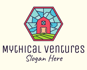 Stained Glass Barn logo design