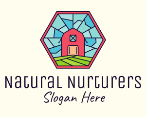 Stained Glass Barn logo design