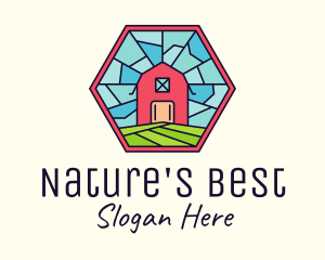 Stained Glass Barn logo design