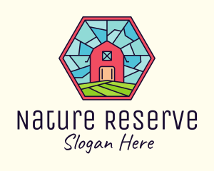 Stained Glass Barn logo design