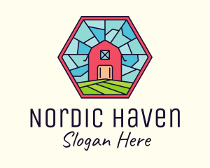 Stained Glass Barn logo design