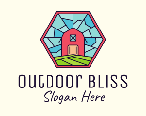 Stained Glass Barn logo design