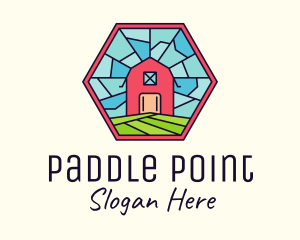 Stained Glass Barn logo design