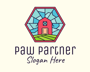 Stained Glass Barn logo design