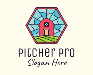 Stained Glass Barn logo design