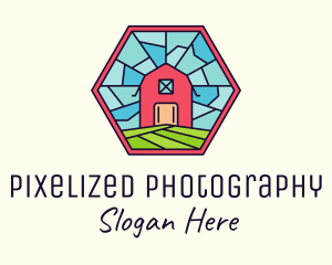 Stained Glass Barn logo design