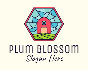 Stained Glass Barn logo design