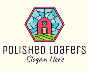 Stained Glass Barn logo design