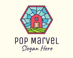 Stained Glass Barn logo design