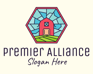 Stained Glass Barn logo design