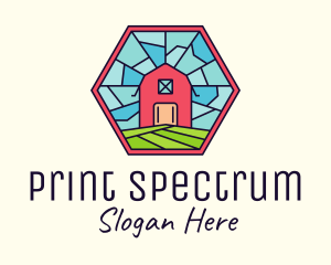 Stained Glass Barn logo design