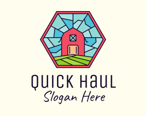 Stained Glass Barn logo design