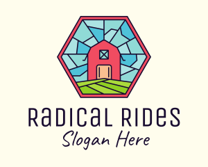 Stained Glass Barn logo design