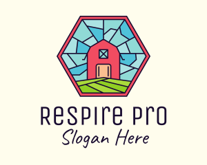 Stained Glass Barn logo design