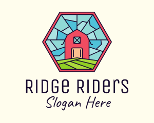 Stained Glass Barn logo design