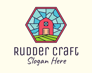 Stained Glass Barn logo design