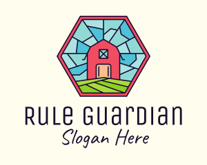 Stained Glass Barn logo design