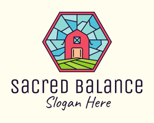 Stained Glass Barn logo design