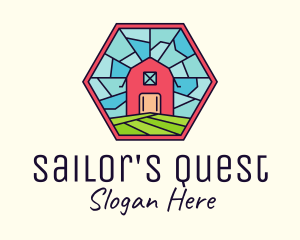 Stained Glass Barn logo design