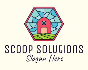 Stained Glass Barn logo design