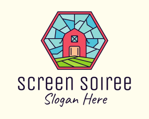 Stained Glass Barn logo design