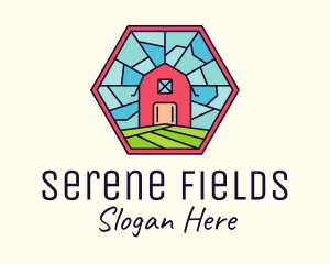 Stained Glass Barn logo design