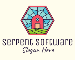 Stained Glass Barn logo design