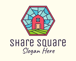 Stained Glass Barn logo design