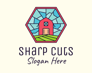 Stained Glass Barn logo design