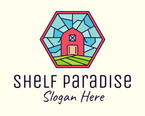 Stained Glass Barn logo design