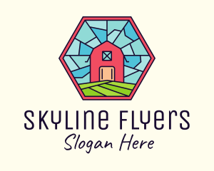 Stained Glass Barn logo design