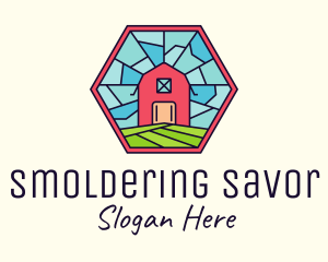 Stained Glass Barn logo design