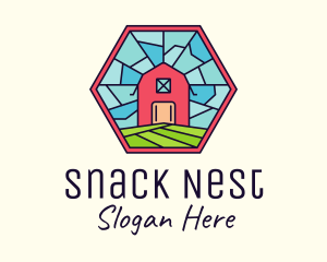 Stained Glass Barn logo design