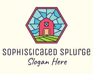 Stained Glass Barn logo design