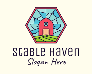 Stained Glass Barn logo design