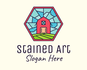 Stained Glass Barn logo design