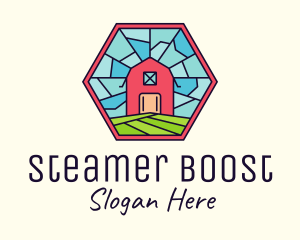 Stained Glass Barn logo design