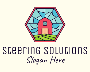 Stained Glass Barn logo design