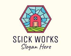 Stained Glass Barn logo design