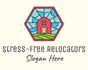 Stained Glass Barn logo design