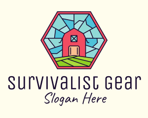 Stained Glass Barn logo design